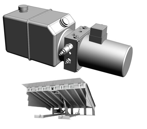 Power pack dock leveller